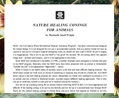 Nature Healing Conings for Animals