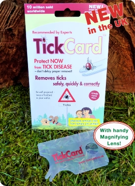 Tick Card Safecard TickCard™  removal receommeded by experts